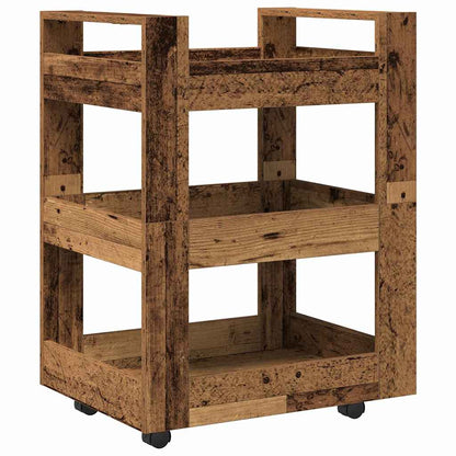 Kitchen Trolley Old wood 60 x 45 x 80 cm Engineered wood