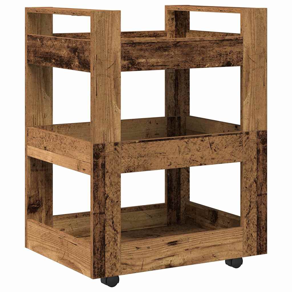 Kitchen Trolley Old wood 60 x 45 x 80 cm Engineered wood
