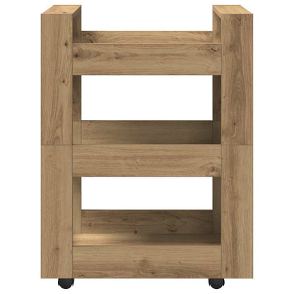 Kitchen Trolley Artisan Oak 60 x 45 x 80 cm Engineered wood