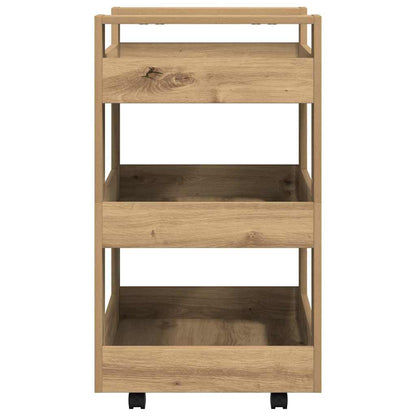 Kitchen Trolley Artisan Oak 60 x 45 x 80 cm Engineered wood