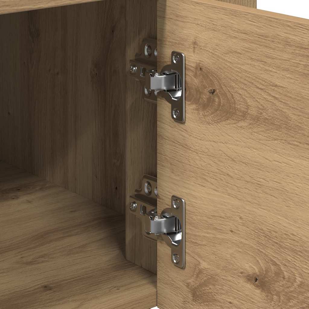 Kitchen Trolley Artisan oak 60 x 45 x 80 cm Engineered wood