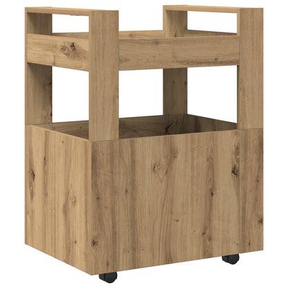 Kitchen Trolley Artisan oak 60 x 45 x 80 cm Engineered wood