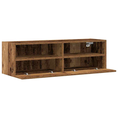 TV Wall Cabinet Old wood 100 x 30 x 30 cm Engineered Wood