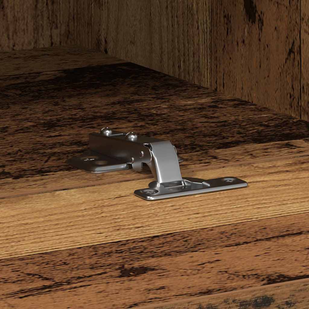 TV Wall Cabinet 2 pcs Old Wood 100 x 30 x 30 cm Engineered Wood