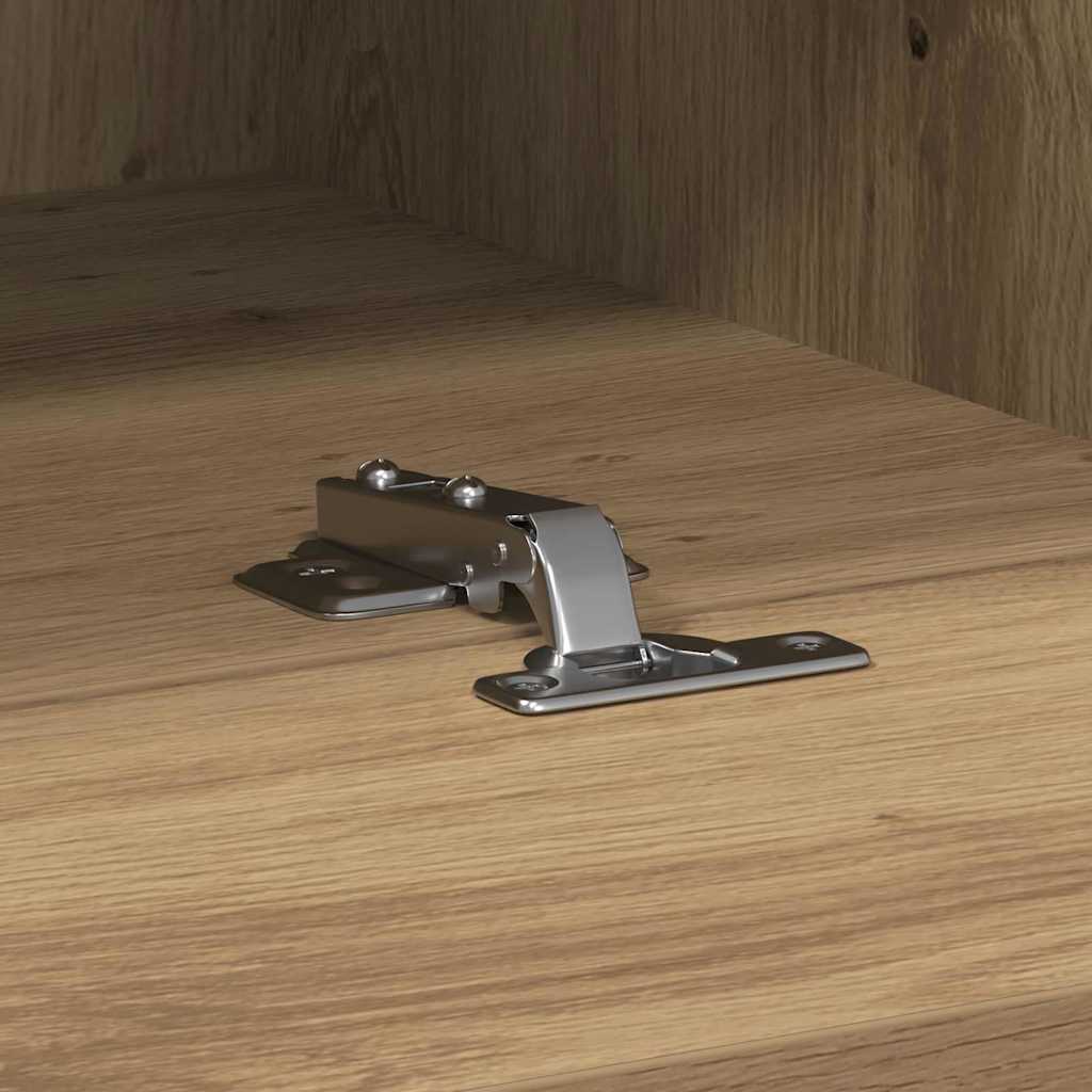 TV Wall Cabinet Wall-mounted 2 pcs Artisan oak 100 x 30 x 30 cm