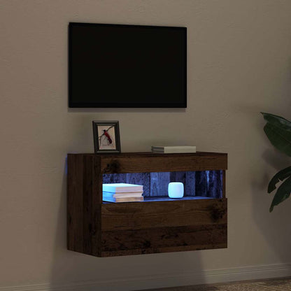 TV Wall Cabinet Old wood 60 x 30 x 40 cm Engineered Wood