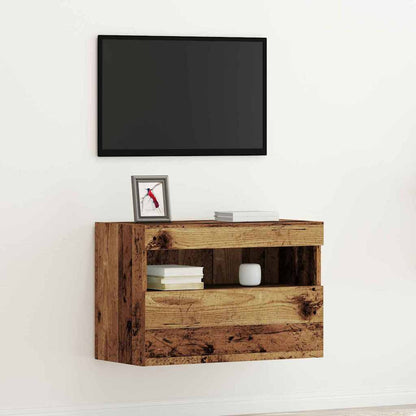 TV Wall Cabinet Old wood 60 x 30 x 40 cm Engineered Wood
