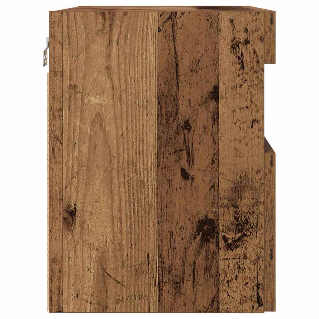 TV Wall Cabinet 2 pcs Old wood 60 x 30 x 40 cm Engineered Wood