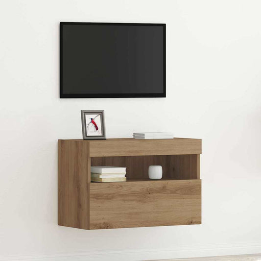 TV Wall Cabinet Artisan oak 60 x 30 x 40 cm Engineered Wood