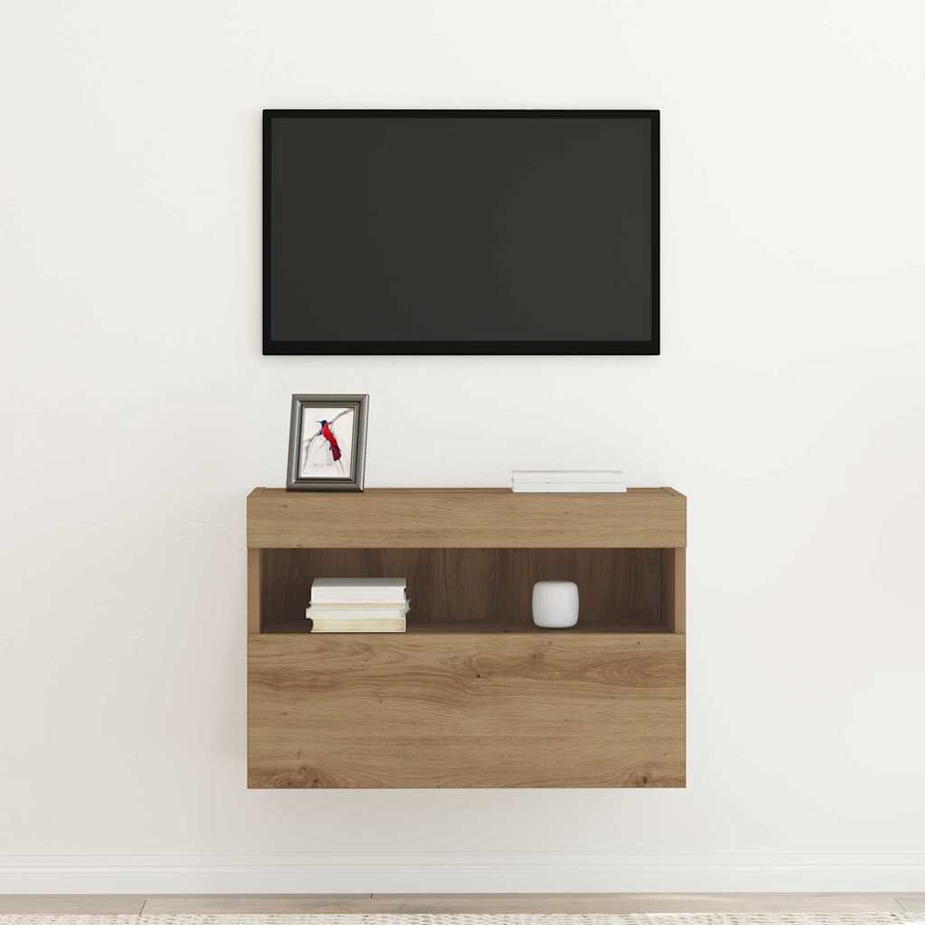 TV Wall Cabinet Artisan oak 60 x 30 x 40 cm Engineered Wood