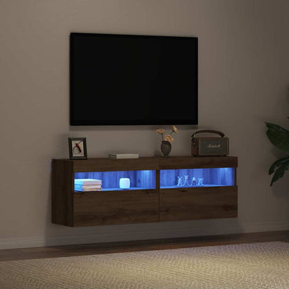 TV Wall Cabinet Wall-mounted 2 pcs Artisan oak 60 x 30 x 40 cm