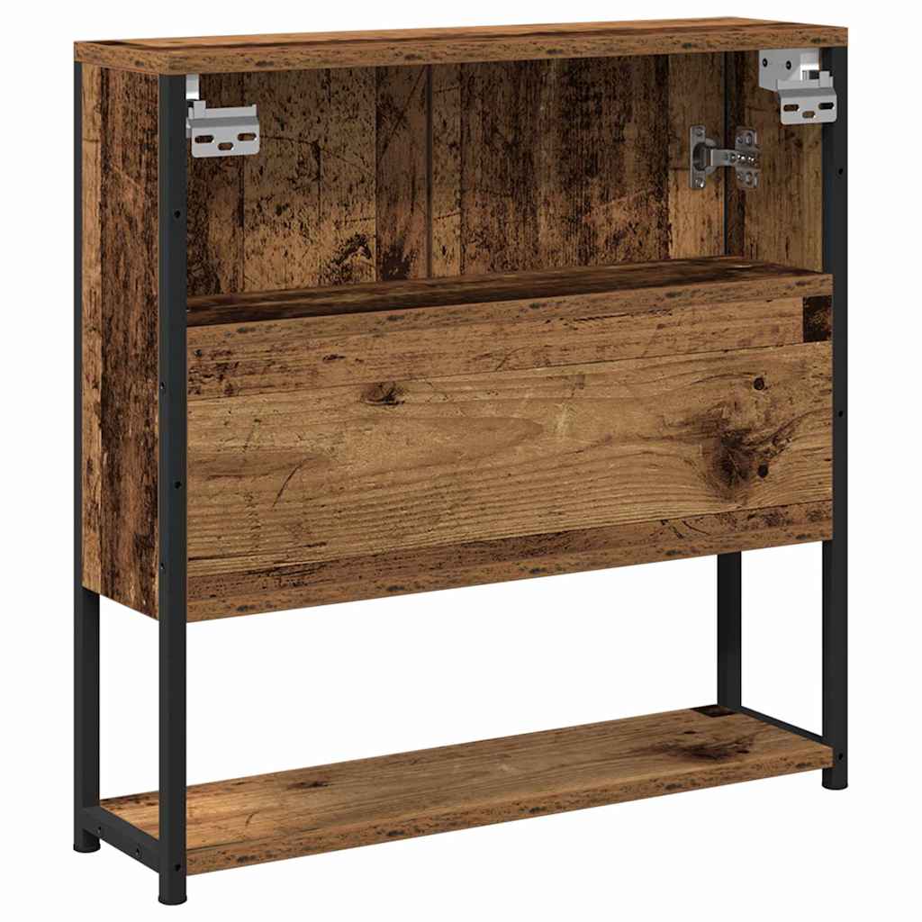 Bathroom Mirror Cabinet with Shelf Old wood 60 x 16 x 60 cm