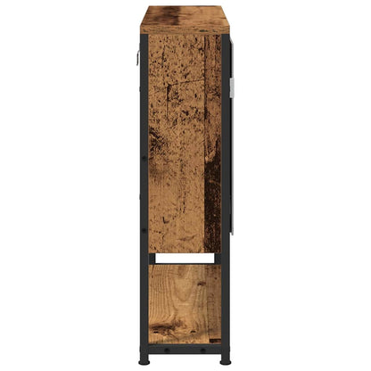 Bathroom Mirror Cabinet with Shelf Old wood 60 x 16 x 60 cm