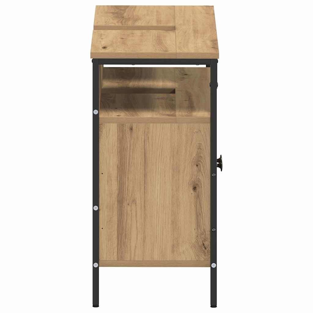 Bathroom Sink Cabinet with Storage Artisan oak 80 x 30 x 60 cm