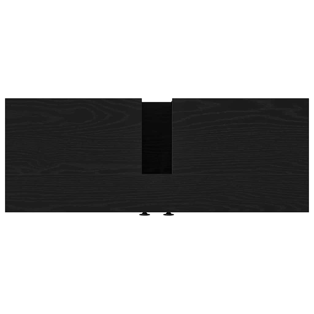 Bathroom Sink Cabinet Black oak 80 x 30 x 60 cm Engineered Wood