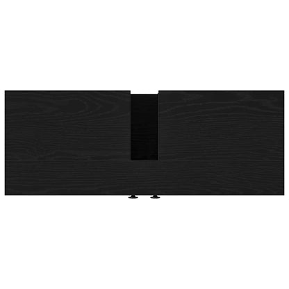 Bathroom Sink Cabinet Black oak 80 x 30 x 60 cm Engineered Wood