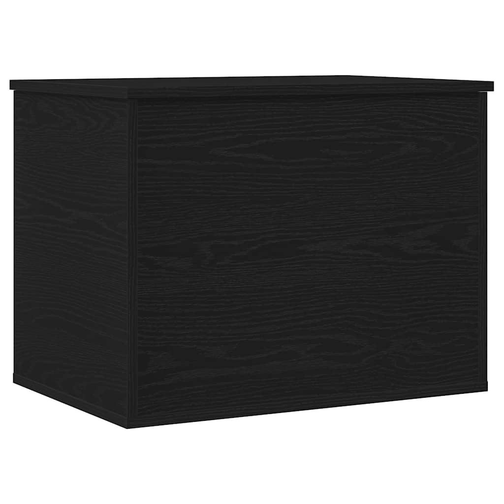 Storage Box Black oak 60 x 42 x 46 cm Engineered Wood