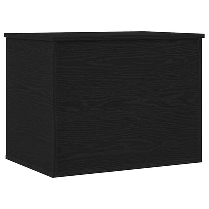 Storage Box Black oak 60 x 42 x 46 cm Engineered Wood