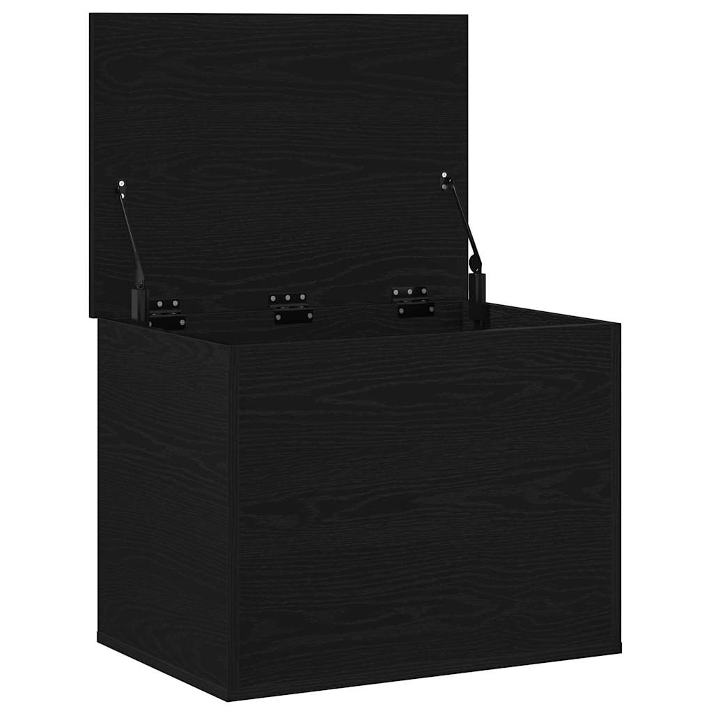 Storage Box Black oak 60 x 42 x 46 cm Engineered Wood