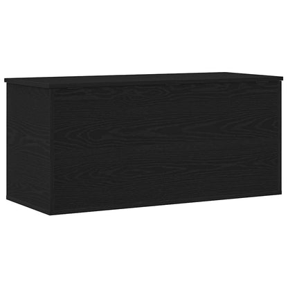 Storage Box Black oak 100 x 42 x 46 cm Engineered Wood
