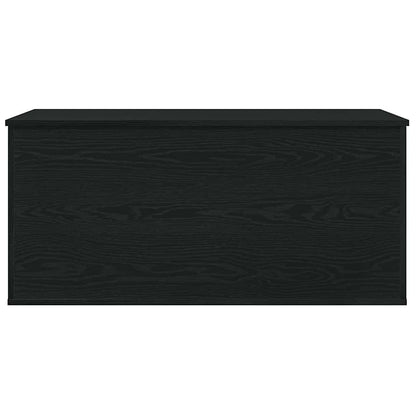 Storage Box Black oak 100 x 42 x 46 cm Engineered Wood
