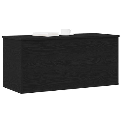 Storage Box Black oak 100 x 42 x 46 cm Engineered Wood