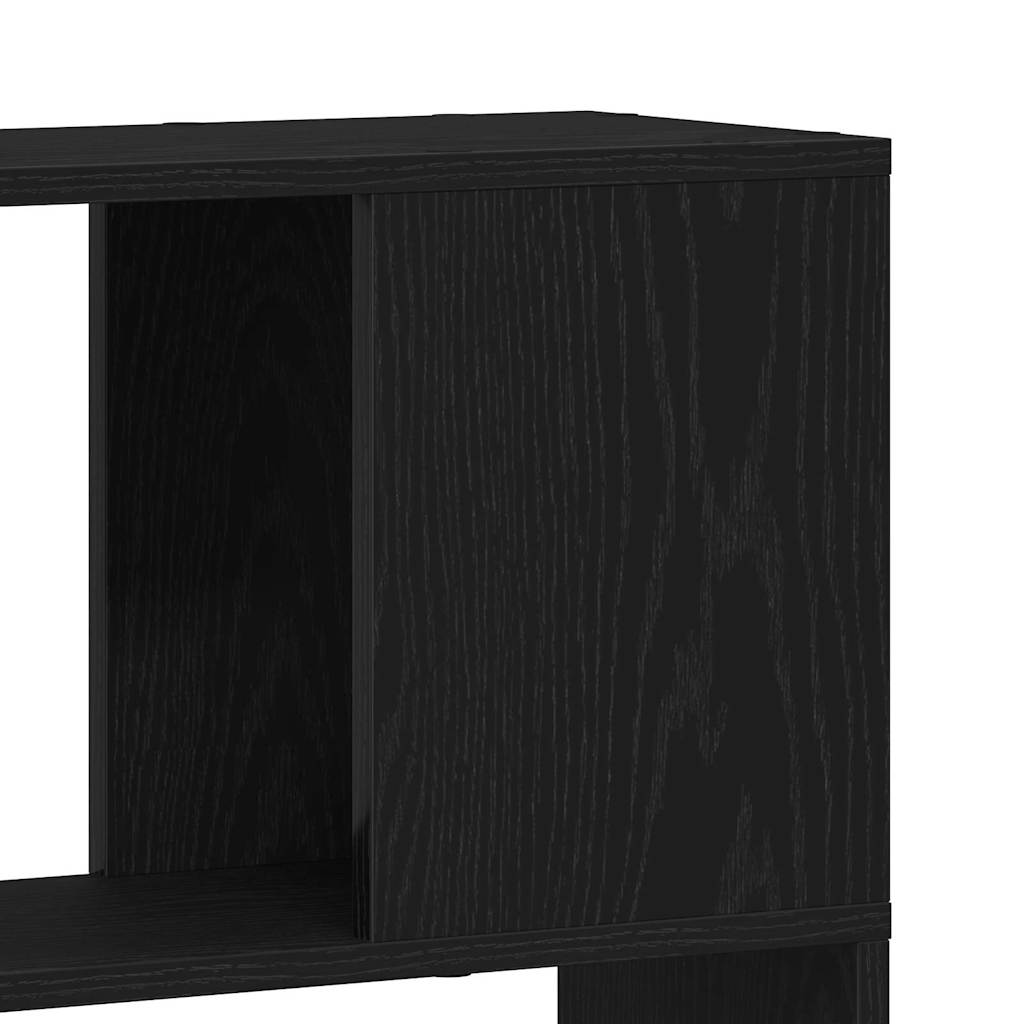 TV Cabinet Set Black 80 x 24 x 186 cm Engineered Wood