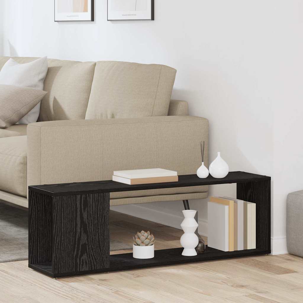 TV Cabinet Set Black 100 x 24 x 63 cm Engineered Wood