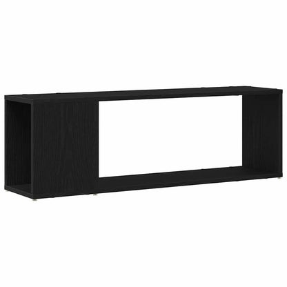 TV Cabinet Set Black 100 x 24 x 63 cm Engineered Wood