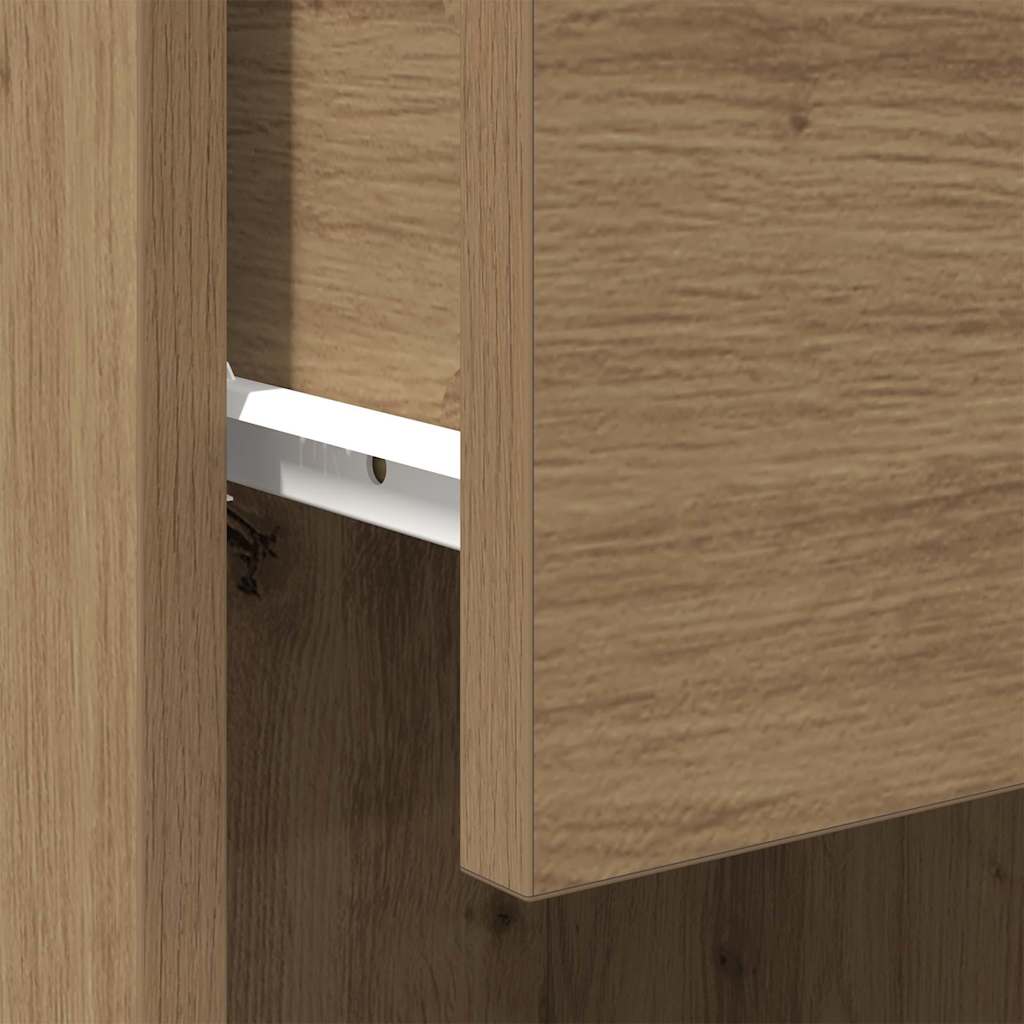 Bathroom Cabinet Artisan oak 32 x 34 x 90 cm Engineered wood