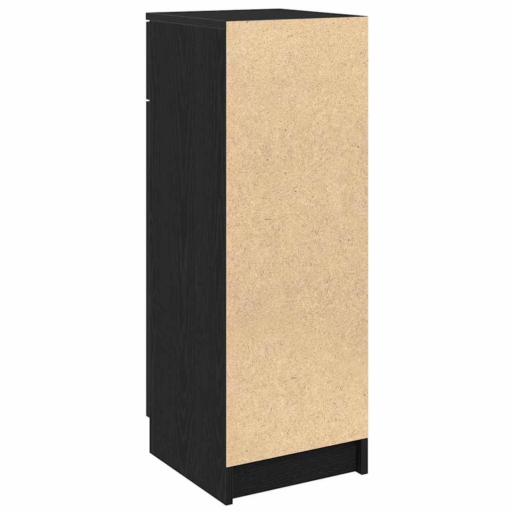 Bathroom Cabinet Black oak 32 x 34 x 90 cm Engineered wood
