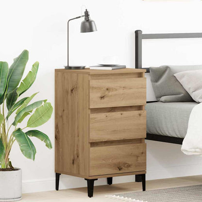 Bedside Cabinet Artisan oak 40 x 35 x 70 cm Engineered wood