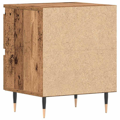 Bedside Cabinet 2 pcs Old wood 40 x 35 x 50 cm Engineered wood