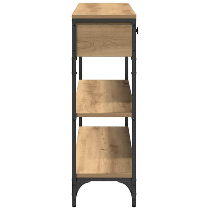 Console Table with Drawer Artisan oak 100 x 25 x 75 cm