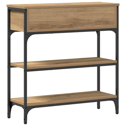 Console Table with Drawer Artisan oak 72.5 x 25 x 75 cm