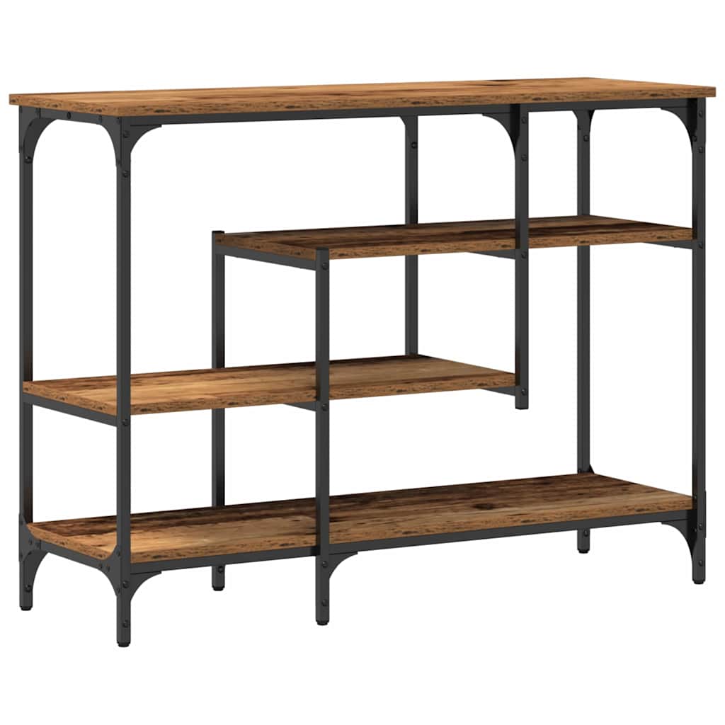 Console Table with Shelf with Storage Old wood 100 x 35 x 75 cm