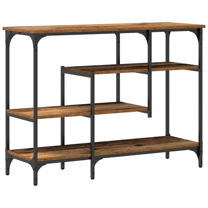 Console Table with Shelf with Storage Old wood 100 x 35 x 75 cm
