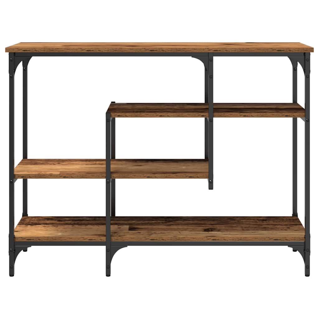Console Table with Shelf with Storage Old wood 100 x 35 x 75 cm