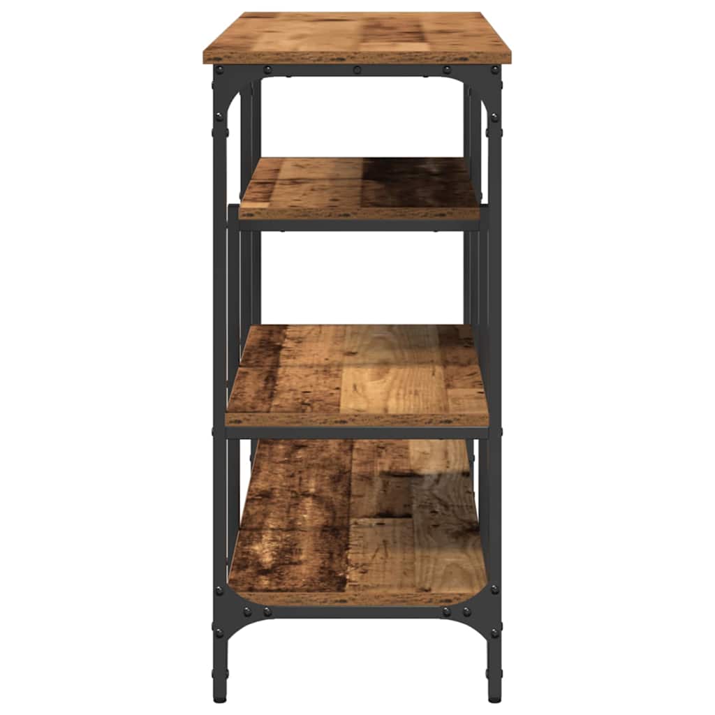 Console Table with Shelf with Storage Old wood 100 x 35 x 75 cm