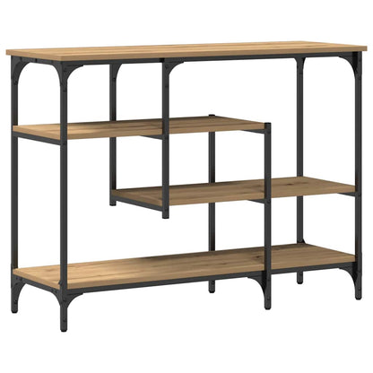 Console Table with Shelf Artisan oak 100 x 35 x 75 cm