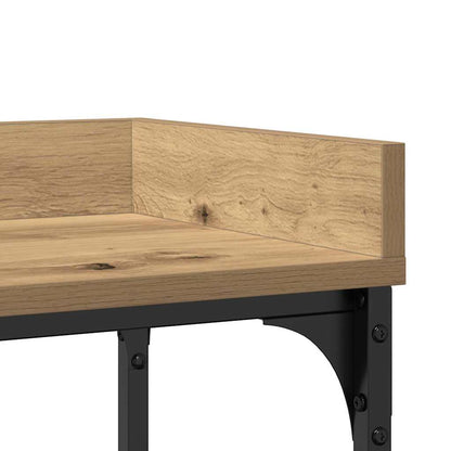 Console Table with Shelf Artisan oak 100 x 30 x 80 cm