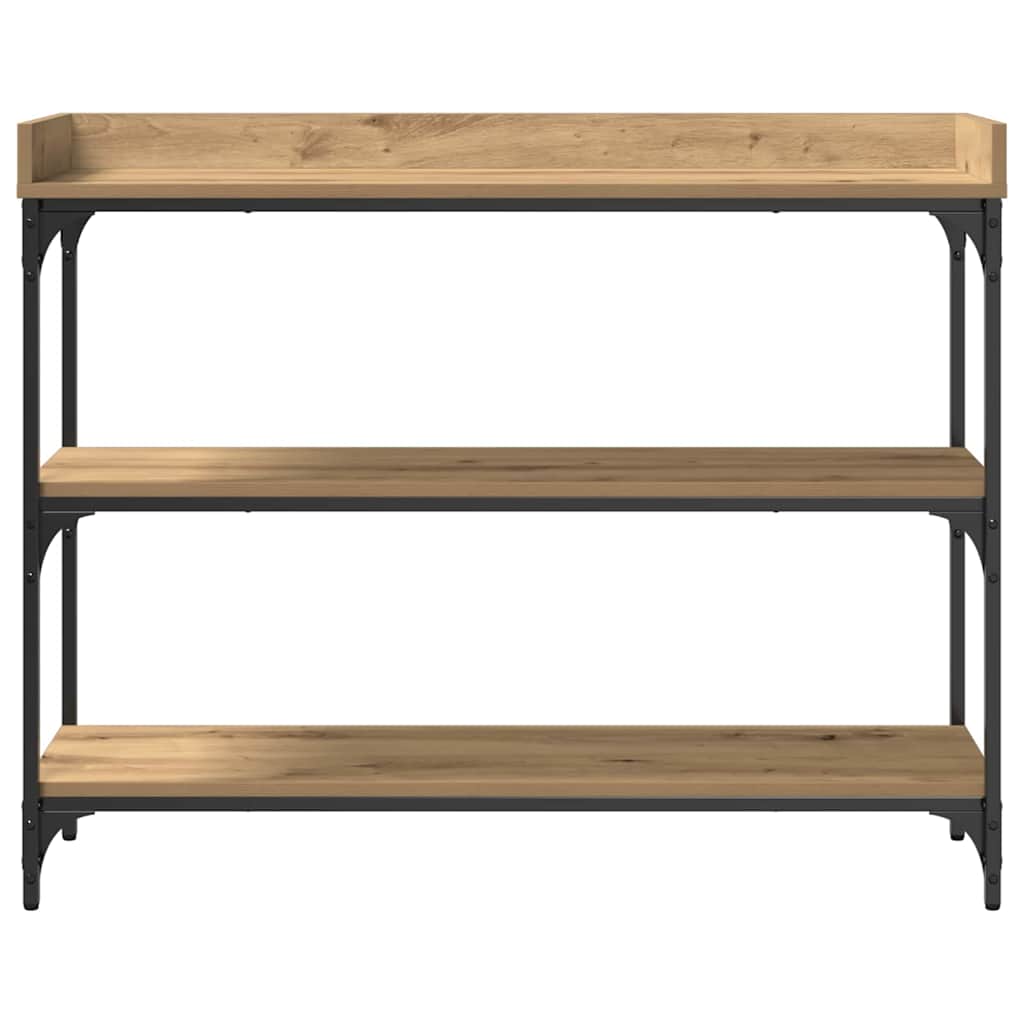 Console Table with Shelf Artisan oak 100 x 30 x 80 cm
