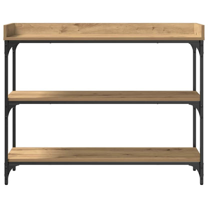Console Table with Shelf Artisan oak 100 x 30 x 80 cm