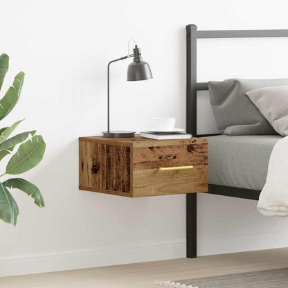 Bedside Cabinet Old wood 35 x 35 x 20 cm Engineered Wood
