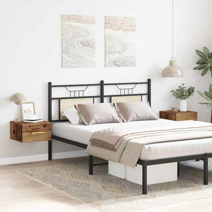 Bedside Cabinet 2 pcs Old wood 35 x 35 x 20 cm Engineered Wood