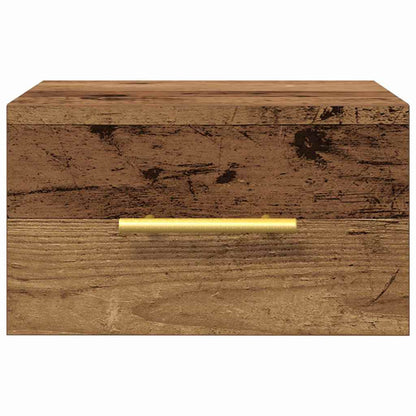 Bedside Cabinet 2 pcs Old wood 35 x 35 x 20 cm Engineered Wood