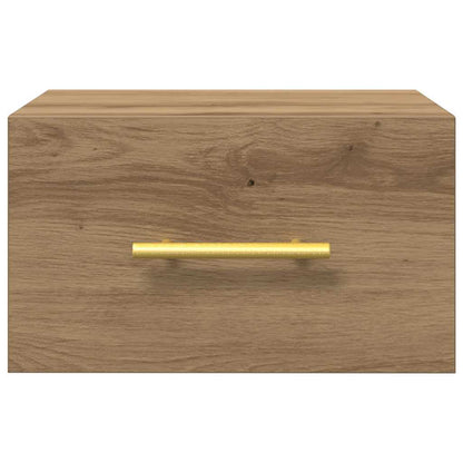 Bedside Cabinet Wall-mounted 2 pcs Artisan oak 35 x 35 x 20 cm