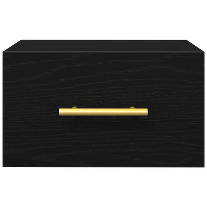 Bedside Cabinet 2 pcs Black oak 35 x 35 x 20 cm Engineered Wood