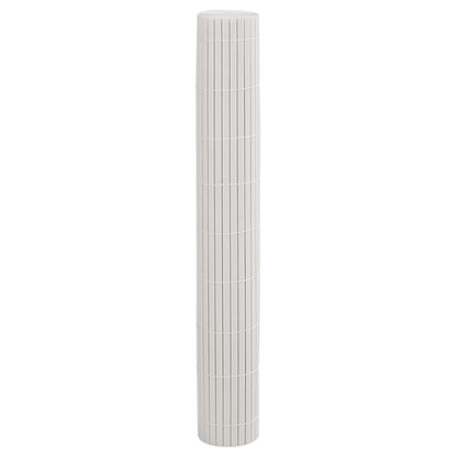 Garden Fence Double-Sided White 1.8x5 m PVC