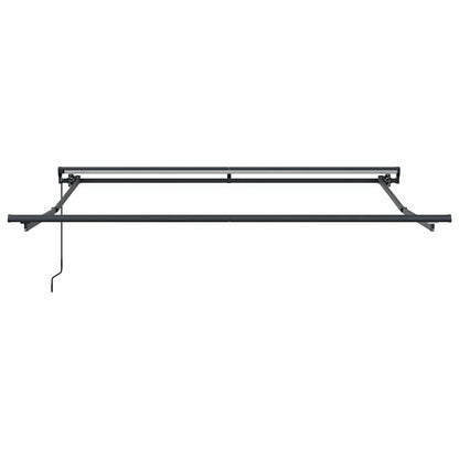 Retractable Awning Manual Grey and anthracite 300 x 250 cm